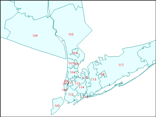 NYC Zipcode Map